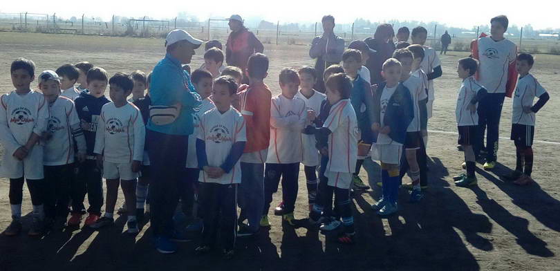 Los niños disfrutaron de una jornada futbolera Los niños disfrutaron de una jornada futbolera