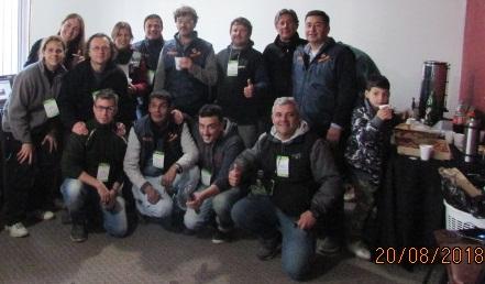 Agradecimiento del equipo de prensa