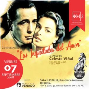 Tercera conferencia del IOM2 “Las inquietudes del amor” Tercera conferencia del IOM2 “Las inquietudes del amor”