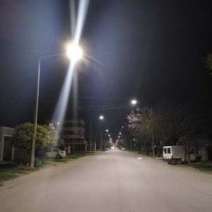 Avances del plan de alumbrado con nueva luminaria en calle Quintana
