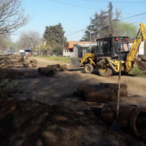 Extracción de tubos en barrio Victoria Extracción de tubos en barrio Victoria