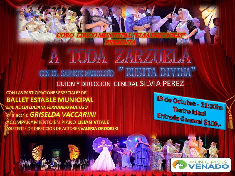 Coro “Elsa Inés Solís” presenta el sainete “Rusita Divina” en Teatro Ideal Coro “Elsa Inés Solís” presenta el sainete “Rusita Divina” en Teatro Ideal