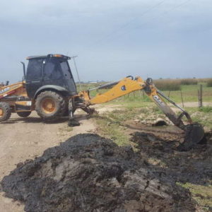 Tareas de recuperación de camino en la Zona 1