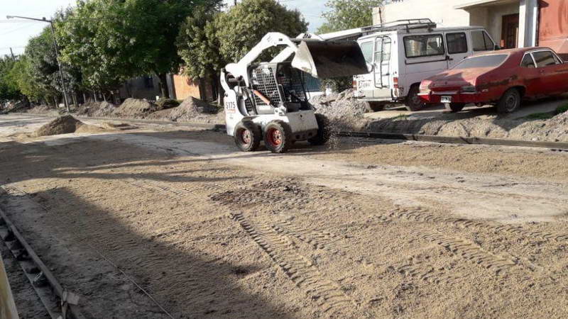 Pavimentación de calle Almafuerte