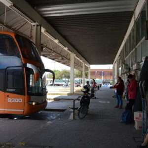 Cierre de ventanillas en la terminal