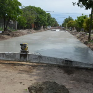 Rada presentó cuadra de pavimento en barrio Norte Rada presentó cuadra de pavimento en barrio Norte