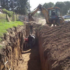 Obras de desagües y pavimento Obras de desagües y pavimento