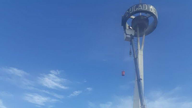 Acondicionan rueda de bienvenida Acondicionan rueda de bienvenida