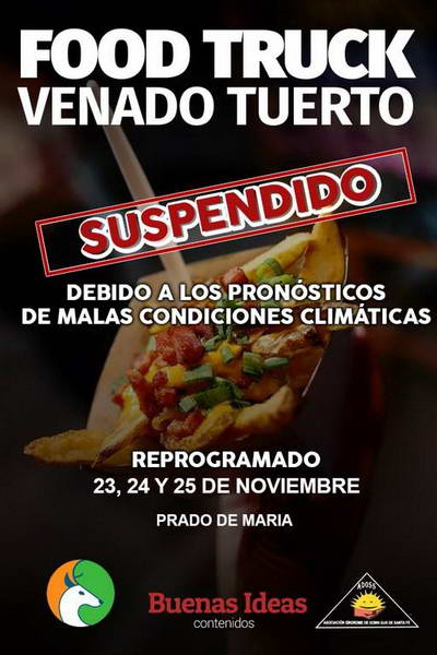 Fue reprogramado el Food Truck Fue reprogramado el Food Truck