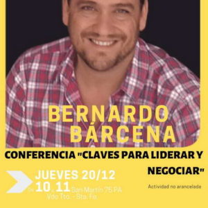 Bernardo Bárcena en Venado Tuerto Bernardo Bárcena en Venado Tuerto