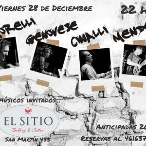 Fin de año en El Sitio con Leo Genovese y Jota Morelli Fin de año en El Sitio con Leo Genovese y Jota Morelli