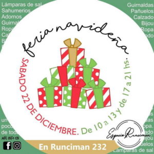 Feria navideña en Espacio Runciman Feria navideña en Espacio Runciman