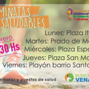 Arranca el programa municipal “Caminatas saludables”