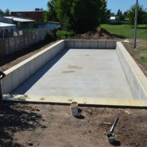 Terminaron la pileta del Centro Integrador Comunitario