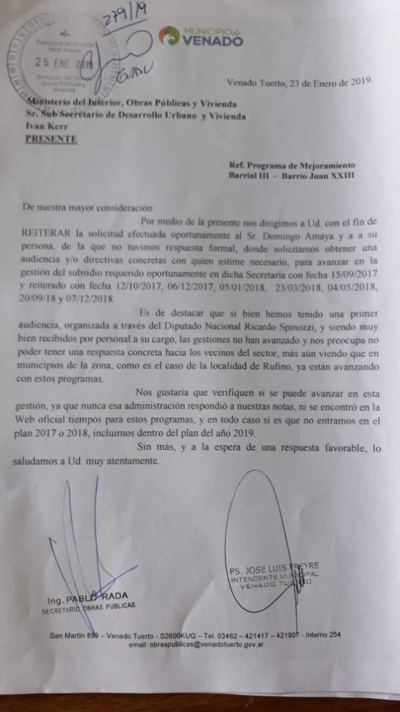 Insisten ante nación para incorporar al PROMEBA el Juan XXIII