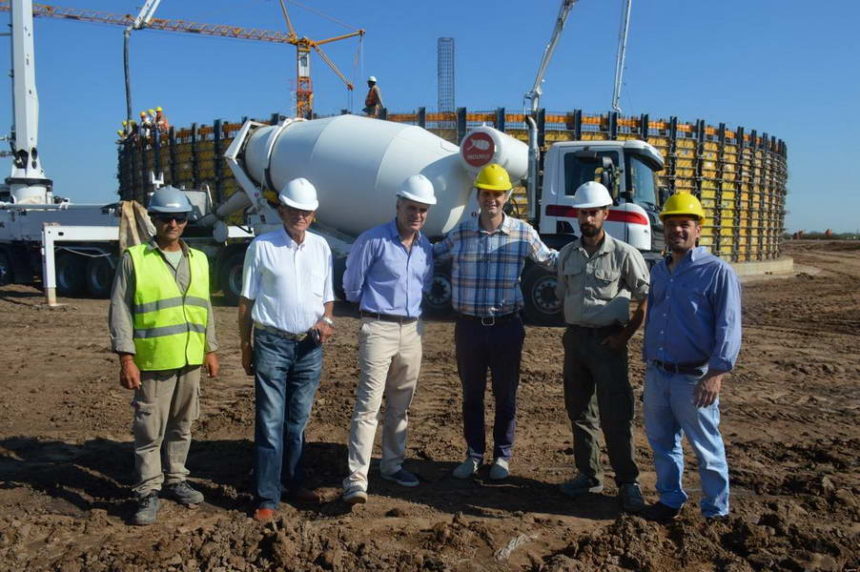 La obra de la futura planta de biogás avanza a ritmo sostenido