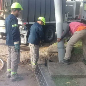 Desobstrucción de cañerías y cordón cuneta