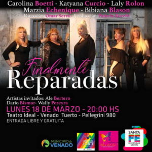 Presentan la obra “Finalmente reparadas” en Teatro Ideal Presentan la obra “Finalmente reparadas” en Teatro Ideal
