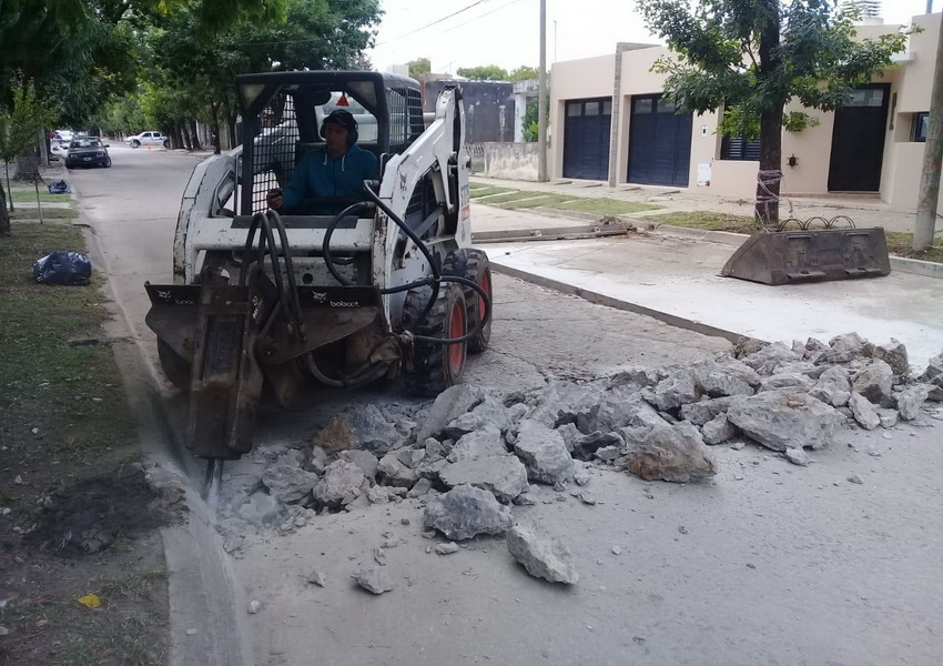 Trabajos de las cuadrillas de Obras Públicas