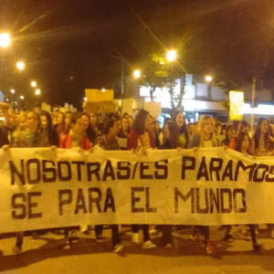 Marcha en Venado en el Día Internacional de la Mujer