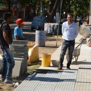 Presentaron la intervención en la plaza “Padre Alfredo Giraldi”