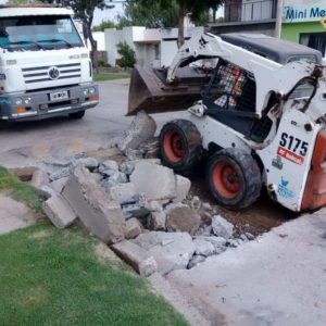 Demolición de bache en San José Obrero