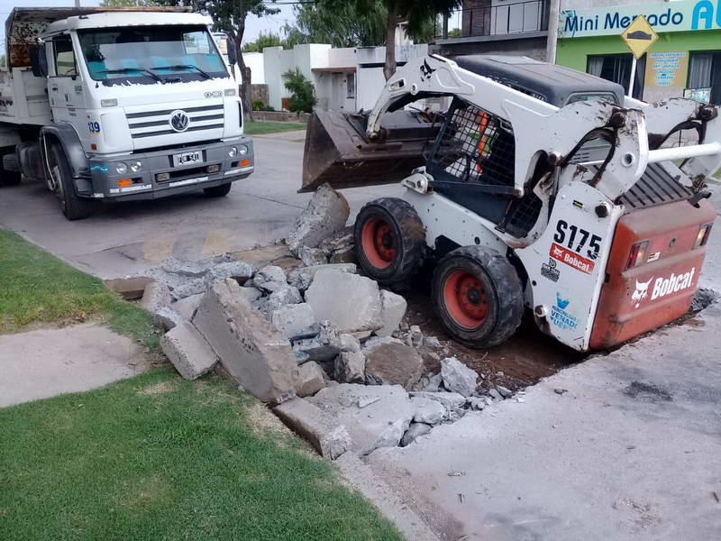 Demolición de bache en San José Obrero