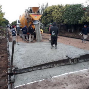 Pavimentación de calle Garbarino