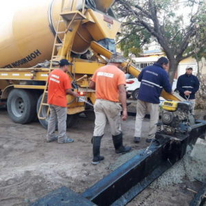 El municipio pavimentó una nueva cuadra en el barrio Rivadavia El municipio pavimentó una nueva cuadra en el barrio Rivadavia