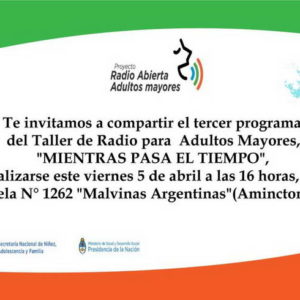 “Mientras pasa el Tiempo” homenajeará a los veteranos de Malvinas