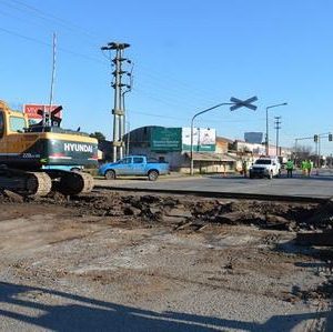 Corte en la ruta 8 por trabajos de reparación de vías