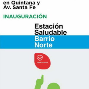 Estación saludable en barrio Norte
