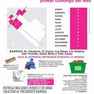 Recolección de residuos verdes y de obras