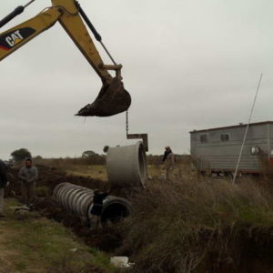 Obras de desagües aliviadores