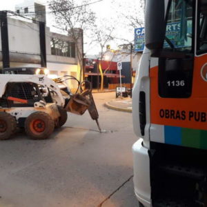 Tránsito reducido en Chacabuco y Belgrano Tránsito reducido en Chacabuco y Belgrano