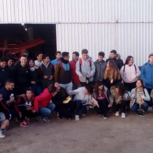 Alumnos de Higiene y Seguridad, en la planta de residuos