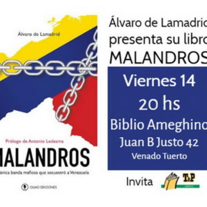 Presentación del libro “Malandros”, de Álvaro de Lamadrid Presentación del libro “Malandros”, de Álvaro de Lamadrid