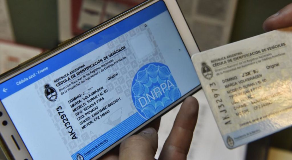 Rige versión digital de la documentación de vehículos 