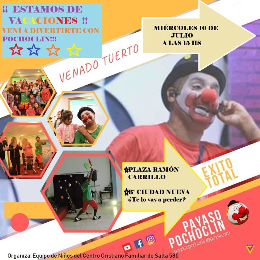 Vacaciones con el Payaso Pochoclin