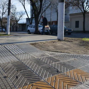 Avance de obras en la plaza “Padre Alfredo Giraldi”