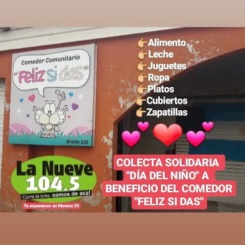 Colecta solidaria del Día del Niño Colecta solidaria del Día del Niño