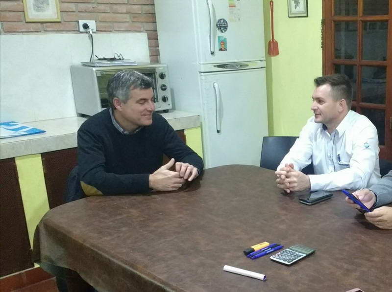 El intendente saludó a ejecutivo brasileño que visitó nuestra ciudad El intendente saludó a ejecutivo brasileño que visitó nuestra ciudad