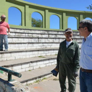 Avanza la puesta en valor de plaza Italia en su segunda etapa