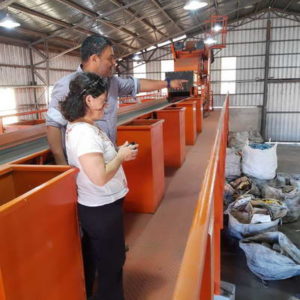 Funcionarios provinciales supervisaron obras en la planta de residuos Funcionarios provinciales supervisaron obras en la planta de residuos