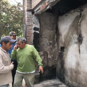 Reparación de sanitarios en plaza San Martín