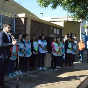 Chiarella encabezó la apertura del ciclo 2020 de los jardines municipales