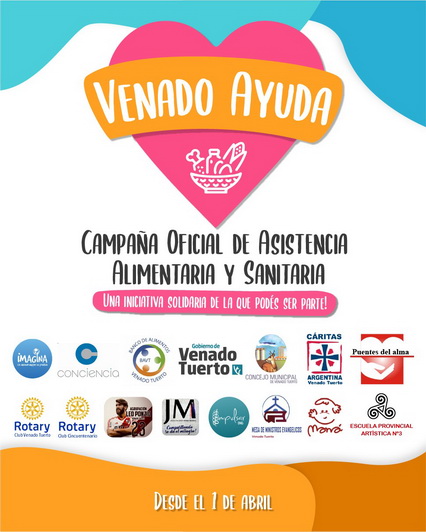 Instituciones, concejo y municipalidad lanzan la campaña oficial “Venado Ayuda” Instituciones, concejo y municipalidad lanzan la campaña oficial “Venado Ayuda”