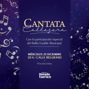 Intervención cultural navideña con una “Cantata Callejera” despidiendo 2020