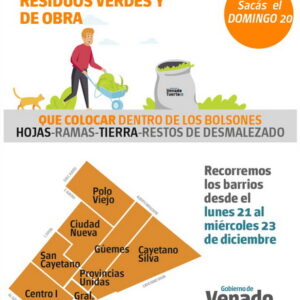 Recolección de residuos verdes y de obra