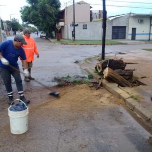 El municipio intensifica su trabajo para poner la ciudad en condiciones tras el temporal